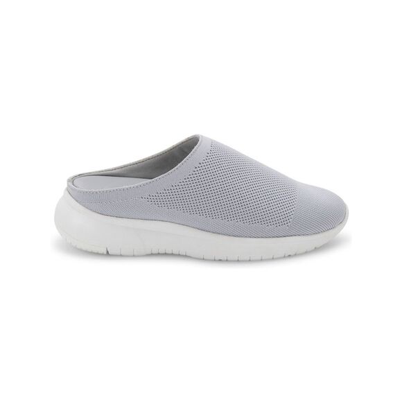 AQUA COLLEGE Womens Gray Waterproof Karma Round Toe Slip On Mules 6 - Picture 2 of 4